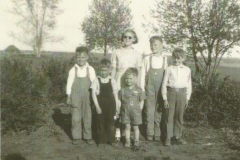 Abe Fehr, Johnny Rempel, Eddy Fehr, Justine, Benny Fehr, Pete Wiebe