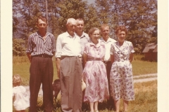 Alfred, Grandpa, Dad, Grandma, Harvey, Louella